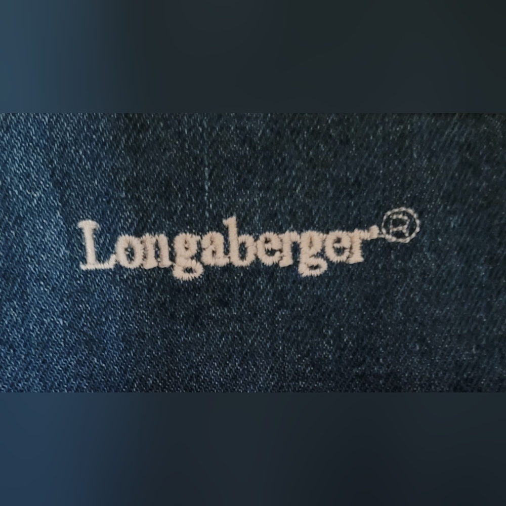 Longaberger Homestead Denim Purse/ Tote Bag - Picture 3 of 10